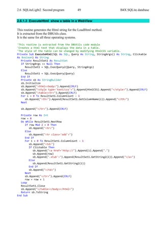 B4X SQLite databases | PDF