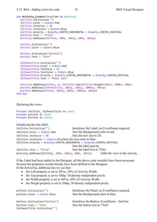 B4X Visual Designer | PDF