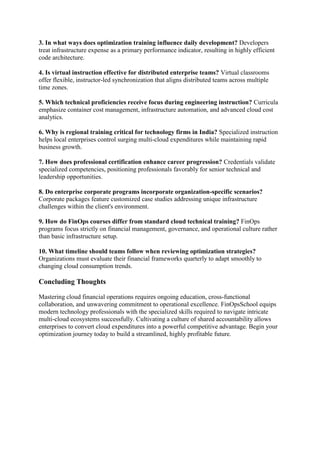 Complete Roadmap for FinOps: Enterprise Cloud Cost Governance and ...