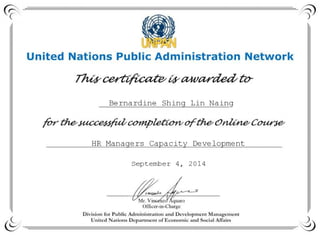 HR Certificate