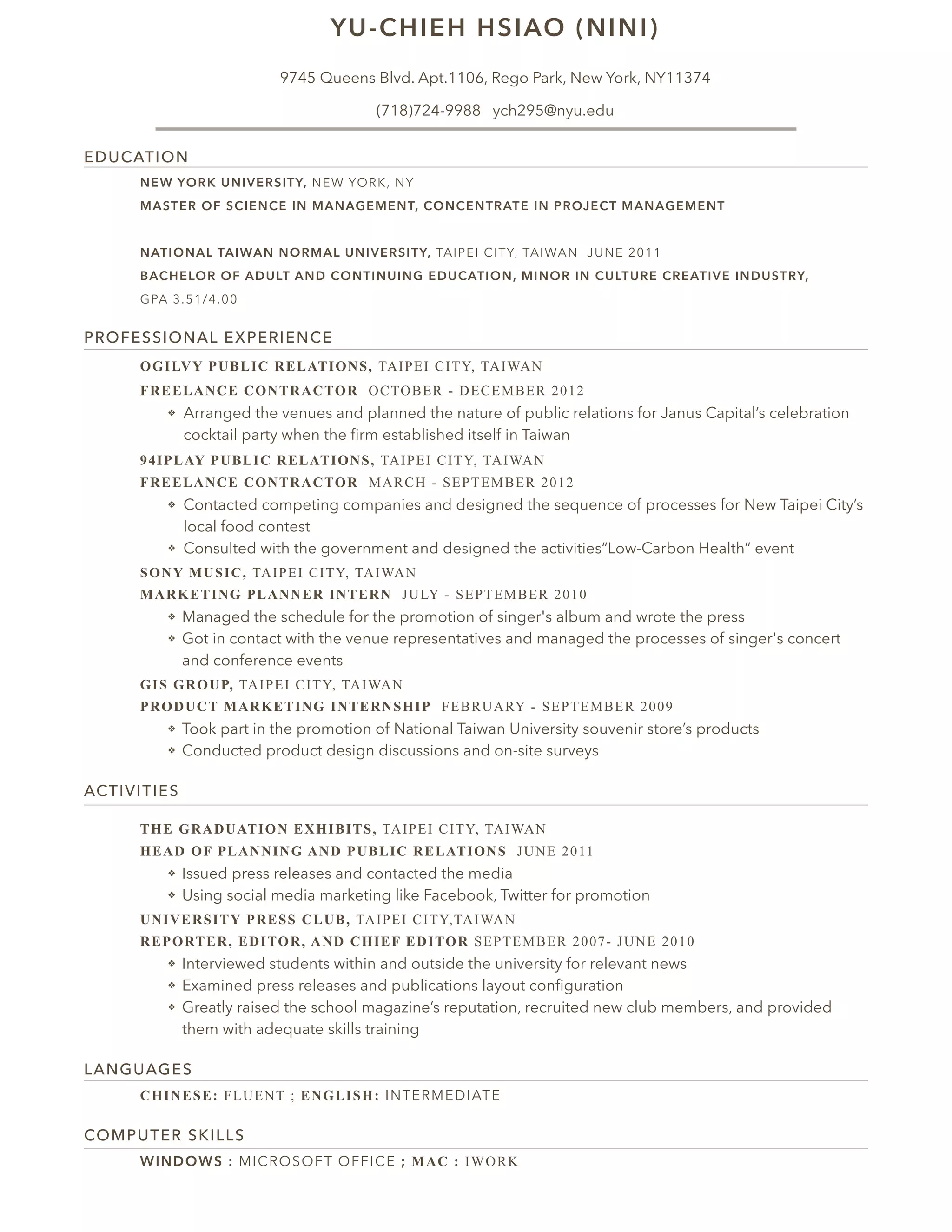 Resume formal PDF - Resume Formal 1 2048