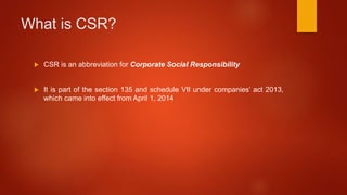 Understanding CSR | PPT