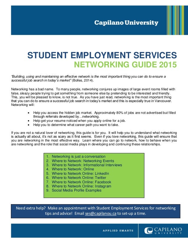 employment networking