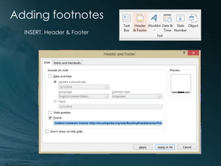 how to add footnote in powerpoint how to add footnote in powerpoint