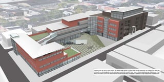 Towering over the rest of Point Breeze, the Walter Smith School is a focal point for the community. By having it shut down the
community is suffering greatly and the building is currently of no use to them. Once a thriving manufacturing neighborhood, Point
Breeze has taken a turn for the worse over the last few decades and I look to build a workforce to help revitalize this dilapidated area.
 