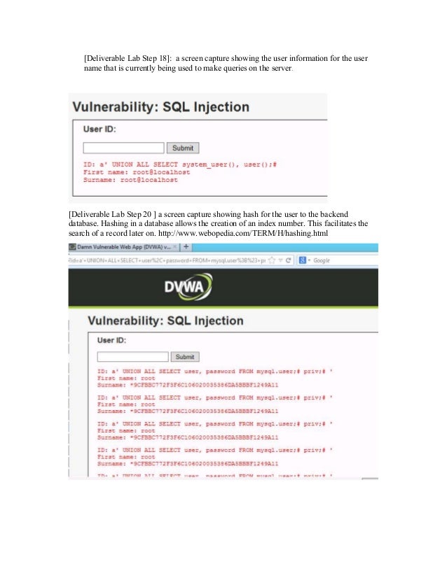 example of sql injection