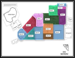 Stanford Shopping Center_Interior Zone Map