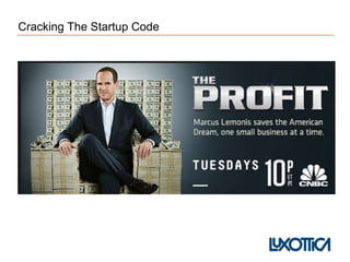 Cracking The Startup Code
 