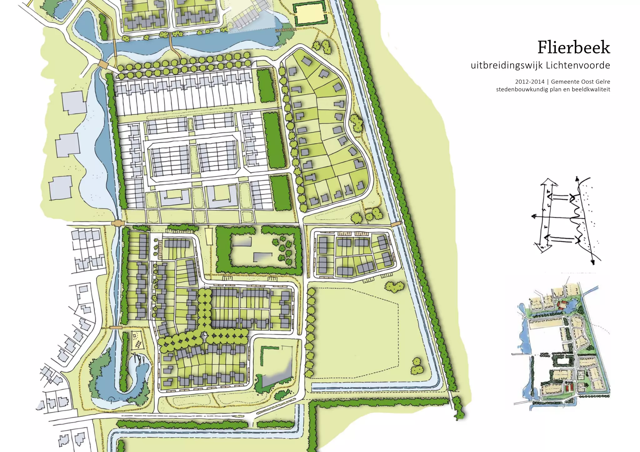 Flierbeek
uitbreidingswijk Lichtenvoorde
2012-2014 | Gemeente Oost Gelre
stedenbouwkundig plan en beeldkwaliteit
 