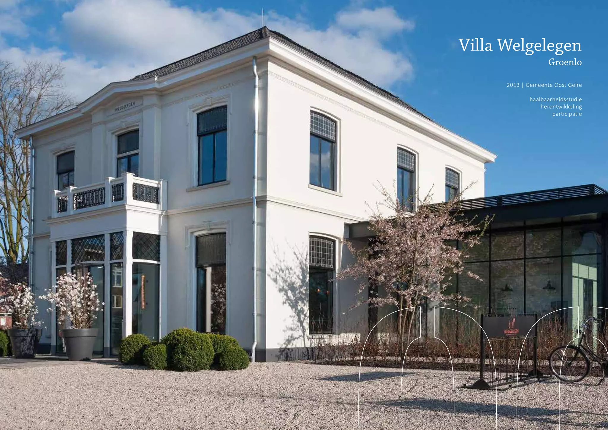 Villa Welgelegen
Groenlo
2013 | Gemeente Oost Gelre
haalbaarheidsstudie
herontwikkeling
participatie
 