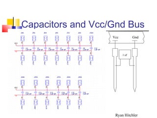 Capacitors and Vcc/Gnd Bus
.1 uF
Vcc Gnd
Ryan Hitchler
 