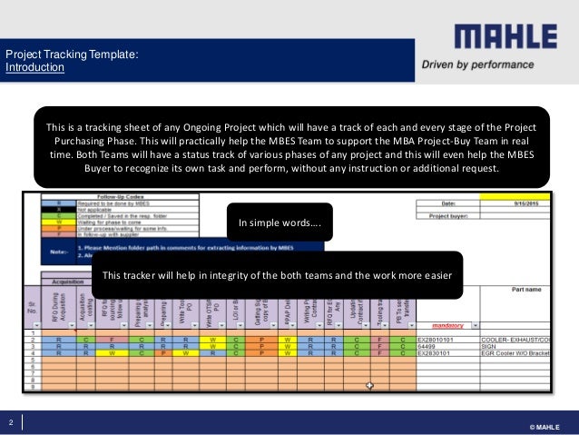 project sheet