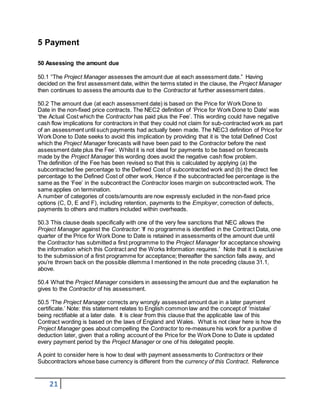 13-06-17 Notes on the NEC ECC Option C contract | DOCX