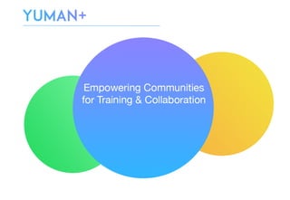 Empowering Communities
for Training & Collaboration
 