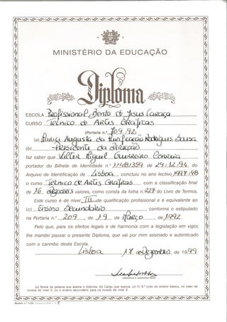 Diploma Valter