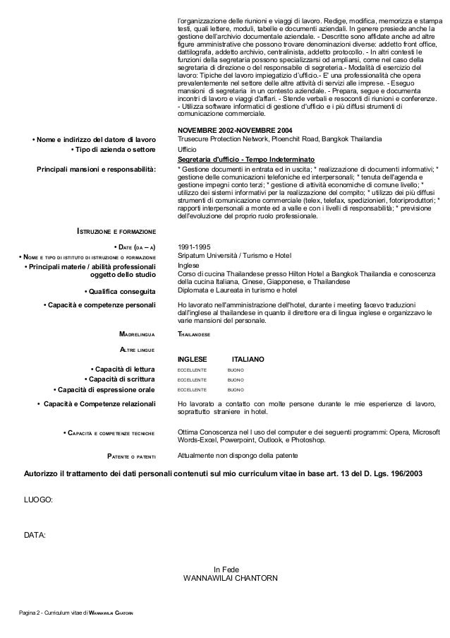 Protocollo curriculum vitae 05 image