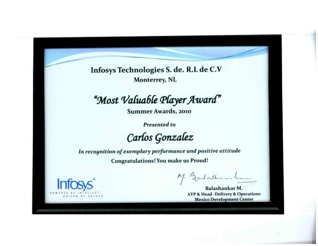 most valuable player