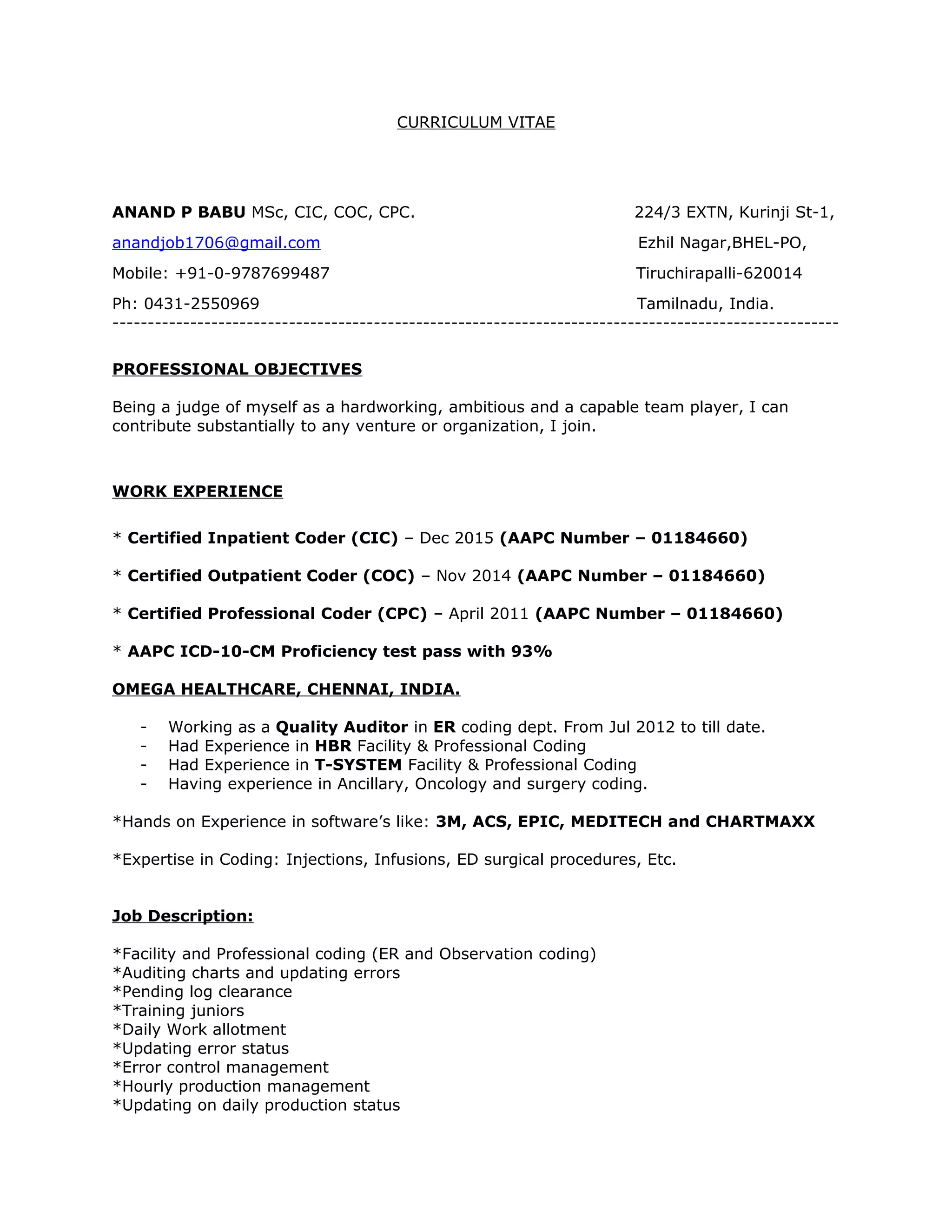 Anand med code | DOC