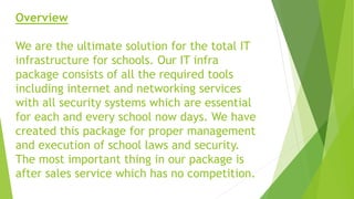 IT Infrastructure for Schools | PPTX
