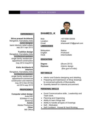 SHAMEEL'S PORTFOLIO