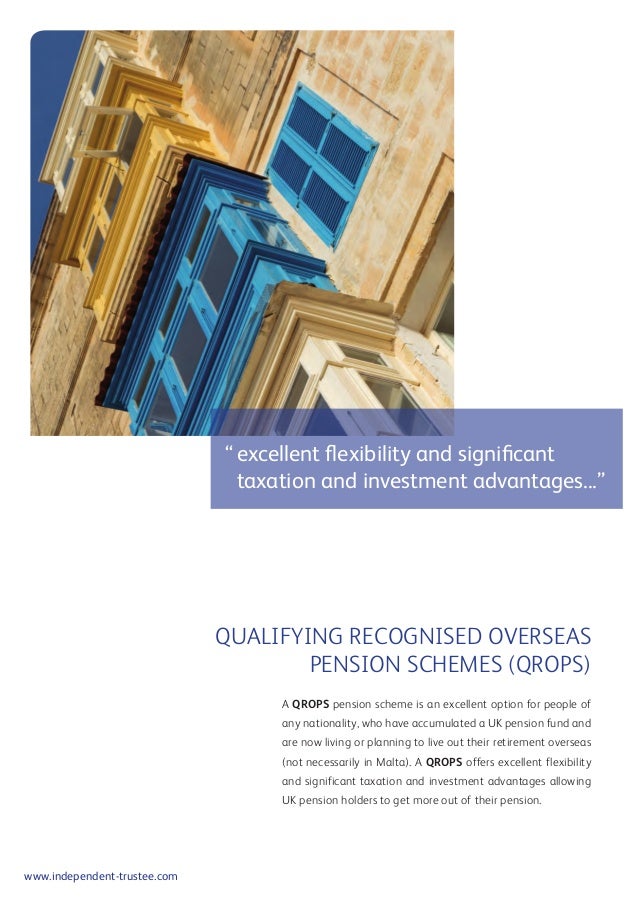 ITC Personal Scheme Brochure QROPS