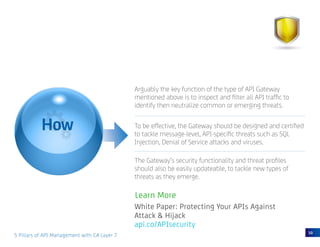 5 Pillars of API Management | PDF