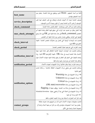 71
 ÚĦHostsĦ Ġ
Ħ  Ú
host_name
Ġ
 Ġ.
service_description
Ġ.check_command
Ġ ª  Ĝ ī
check_commandÙ OK
Ĝ.
max_check_attempts
ª  Ħ  ªĠ
Ø60.
check_interval
ª Ø Ģ.check_period
ª
 Ġ OKØ60
ª
Ġ
notification_interval
ª Ø Ģª Ğ ª  ī.notification_period
Ġ  ª
:
-w ªWarninig
-u ªUnknown
-c ªCritical
-r ªrecoveries(OK state)
-fĠ  ªflapping
-s ğ  ªScheduled downtime
-n
 ª Ġ.
notification_options
ª ª ġ
ĦÓ Úª
ġ.
contact_groups
 
