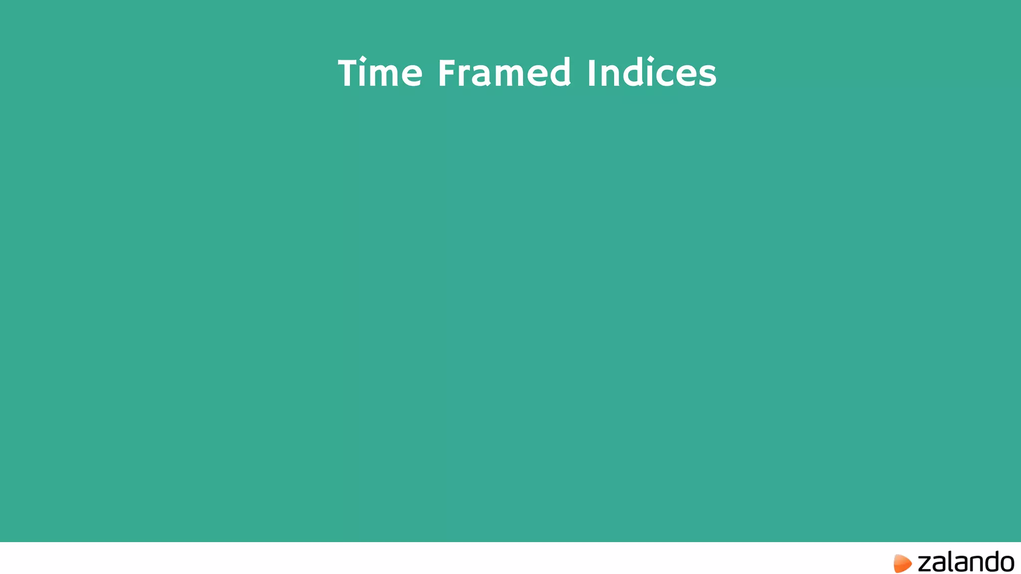 Time Framed Indices 
