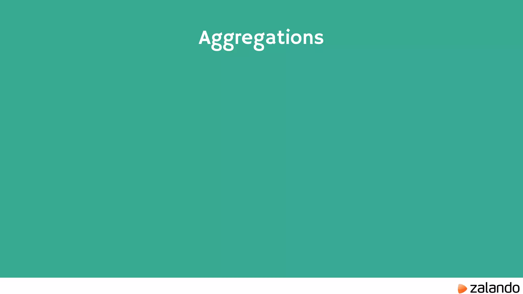 Aggregations 