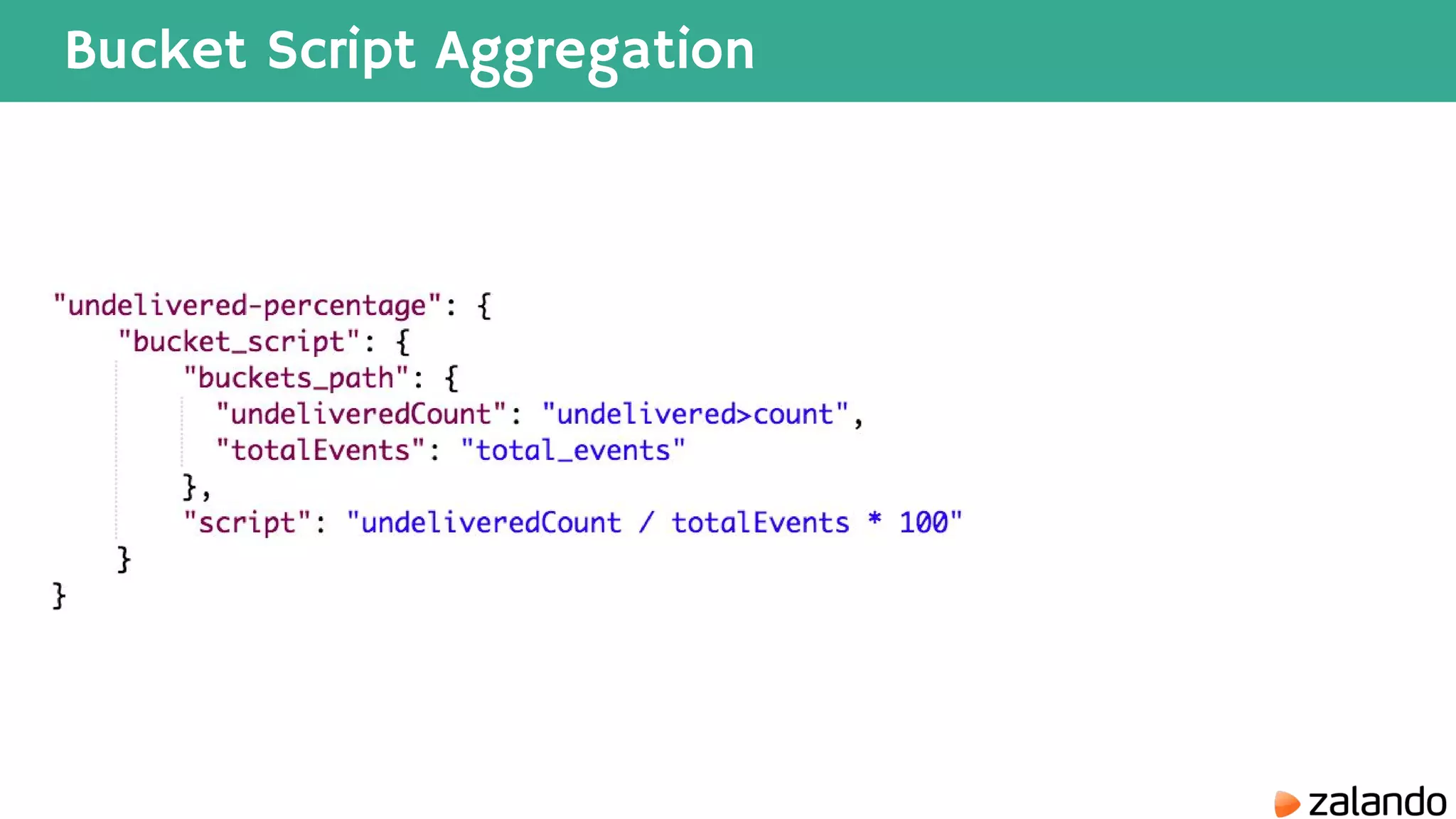 Bucket Script Aggregation 
