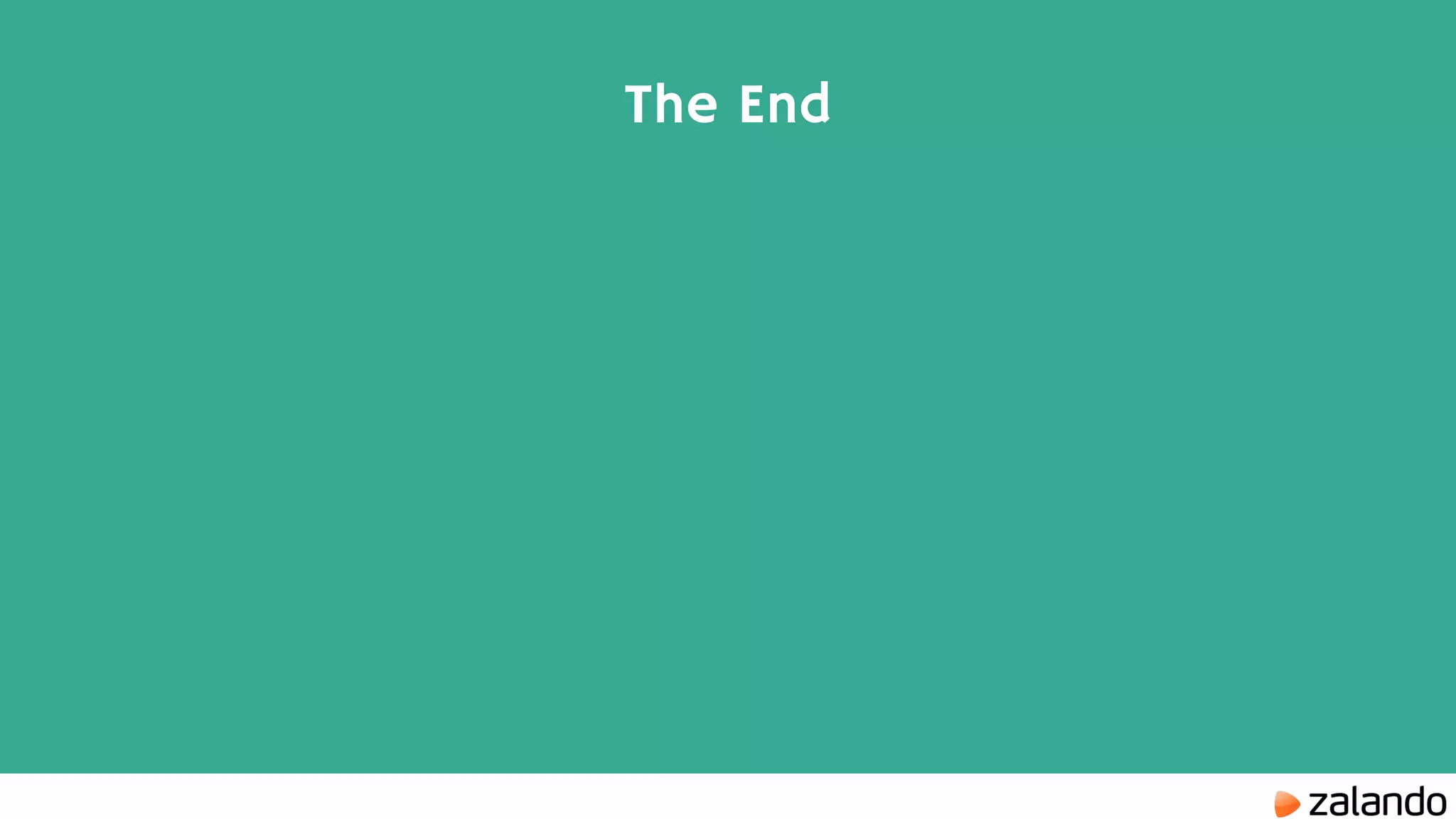 The End 