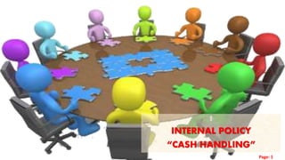 I
INTERNAL POLICY
“CASH HANDLING”
Page: 1
 