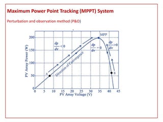 Power Quality Improvement in a Grid connected pv system | PPTX