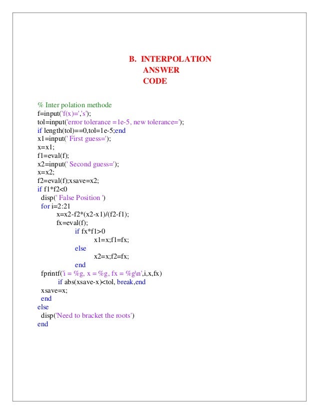 Fortran Program For Secant Method Of Solving Fortran Program For Secant Method Of Solving
