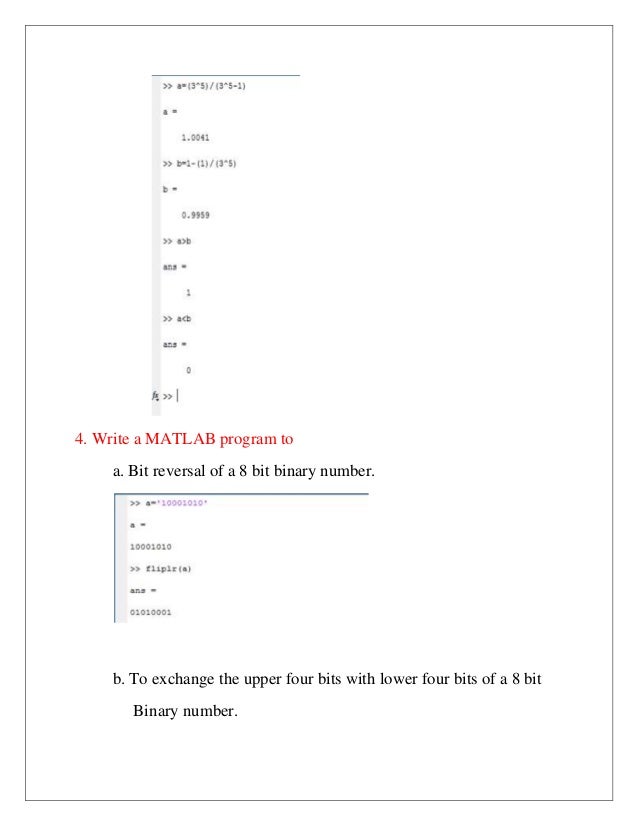B61301007 matlab documentation