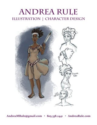 Portfolio2015_IllustrationAndCharacterDesign_AndreaRule | PDF
