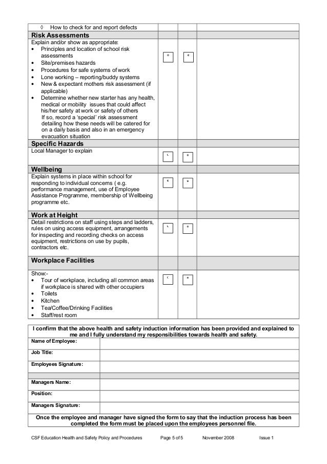 induction training v2 kitchen manager responsibilities