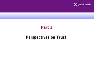 Part 1
Perspectives on Trust
 