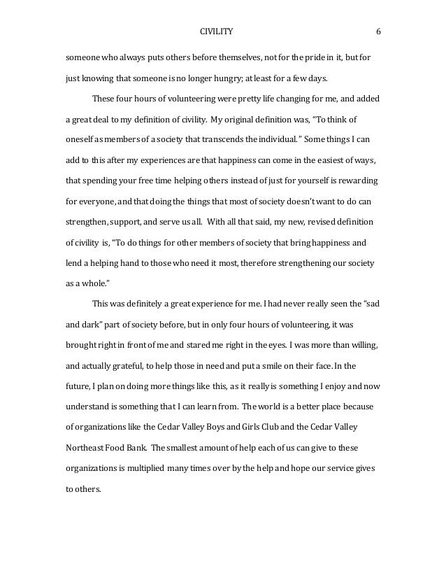 Civility Essay Final Persuasive Speech Writers also Help To Write Business Plan Project Ghost Writer
