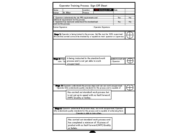 standard sign in sheet