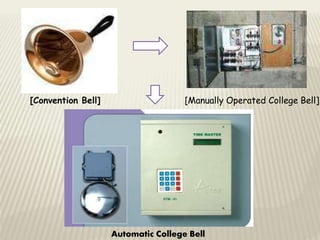 [Convention Bell] [Manually Operated College Bell]
Automatic College Bell
 