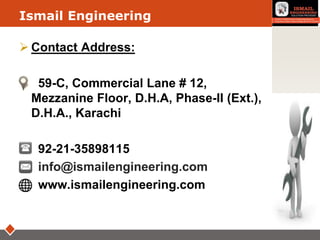ismail engineering profile | PPTX