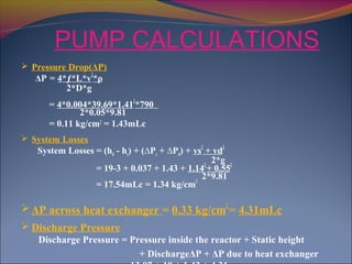 pump design PPT