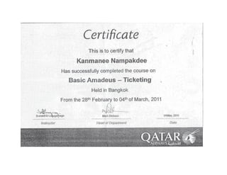 QR-Amadeus Ticketing