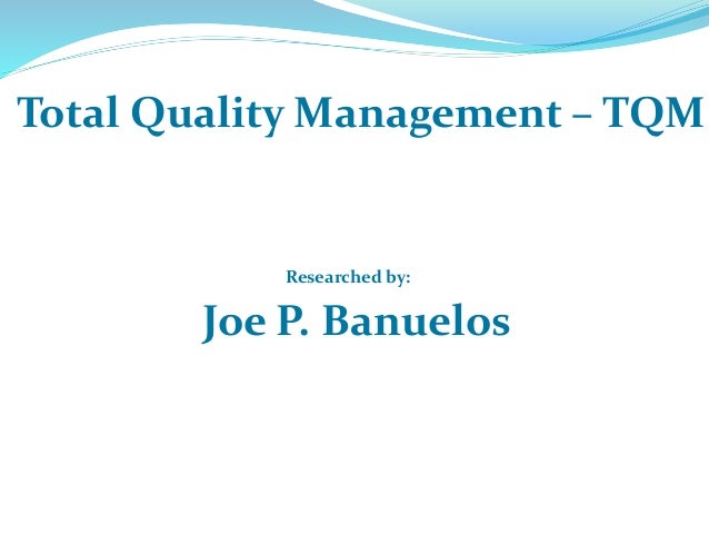 Tqm Ppt