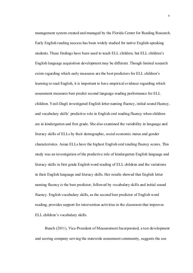 Fluency masters thesis be