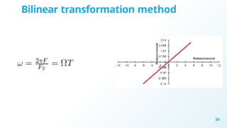 Bilinear transformation method
34
 