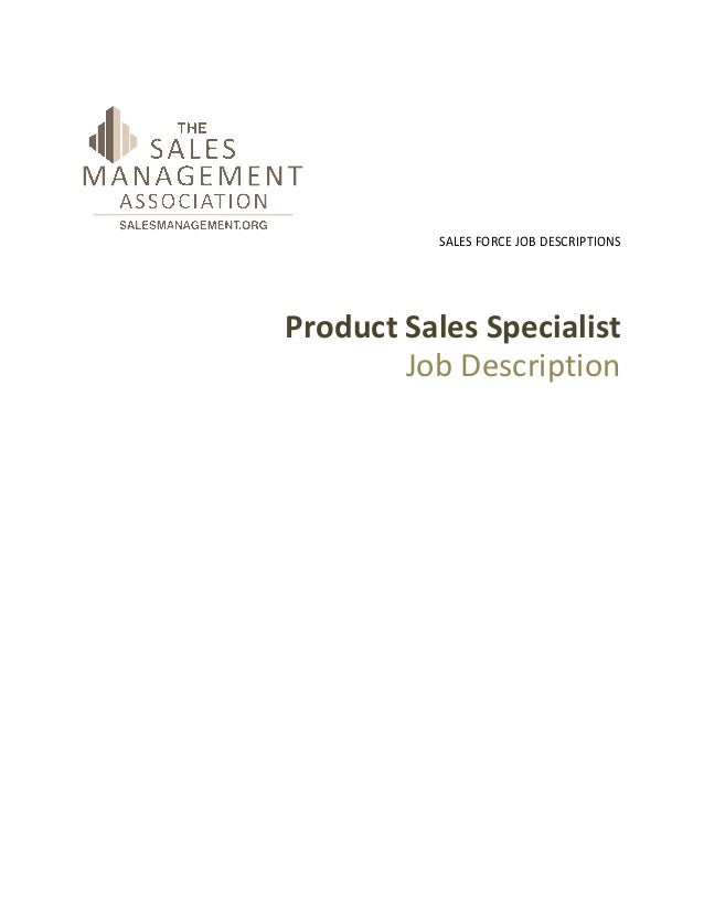 Product Specialist