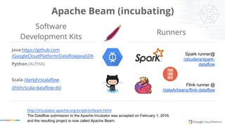 Apache Beam and Google Cloud Dataflow - IDG - final | PDF