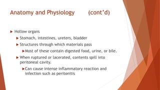 Chest, Abdominal and Genitourinary Injuries | PDF